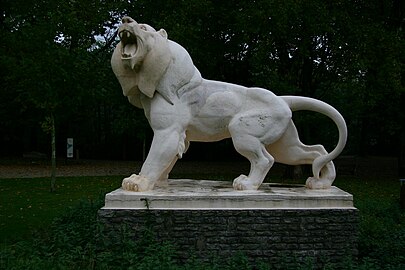 Lion statue