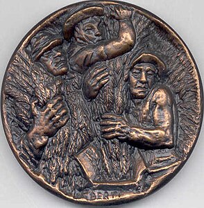 FAO Calendar Medal for 1982 (Bronze Obverse)