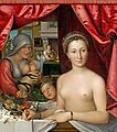 弗朗索瓦·克卢埃《沐浴女子（黛安·德·波迪耶）》，约1571年，现藏于国家艺廊