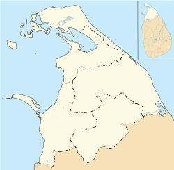Valvettithurai is located in Northern Province