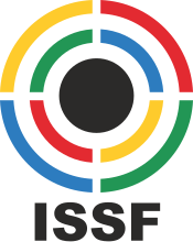 The logo of the International Shooting Sport Federation (ISSF)