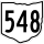 State Route 548 marker