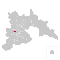 Location of Potonggang-guyok within Pyongyang