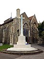 The war memorial in Blomfield's home town of Rye, East Sussex