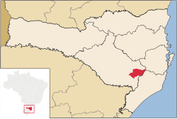 Location of Urubici