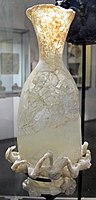 Roman glass vase from the Bagram treasures of Afghanistan (from a Kushan Empire palatial grave site), 1st century AD