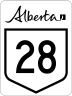 Highway 28 marker