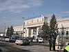 The facade of Almaty-2 station in December 2009