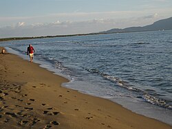 A beach in Fonteblanda