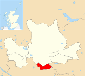 Location of the Bishopbriggs South ward