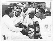Jyoti Basu, B. T. Ranadive, Samar Mukherjee, Makineni Basavapunnaiah and Hare Krishna Konar in Brigade