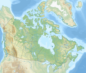 Map showing the location of Aulavik National Park