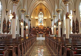 View up the nave toward the chancel.