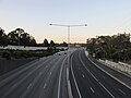 Southern Link, looking north from Toorak Road