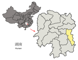 株洲市在湖南省的地理位置