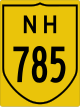 National Highway 785 shield}}