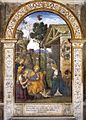 The Adoration of the Child with St. Jerome by Pinturicchio