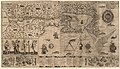 1612: A map of New France made by Samuel de Champlain.