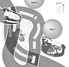 A diagram of a Sanajeh preserves in a titanosaur nest