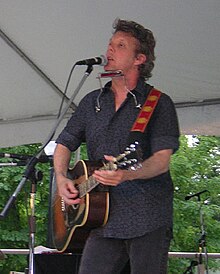 Steve Forbert performing on July 12, 2008