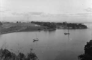Southwestwards view across Coxs Bay of Westmere, 1916