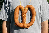 Pretzel from Burg (Bergisches Land), typically carried around the neck