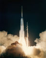 德尔塔D型运载火箭于1965年4月6日在卡纳维尔角发射INTELSAT-I卫星