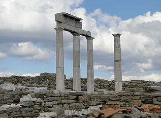 提洛島的波賽頓神廟遺跡