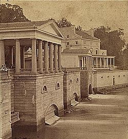 Fairmount Water Works, Philadelphia, between 1860 and 1880.