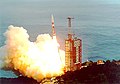 Launch of Haruka on board of a M-V rocket