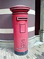 昔日香港邮政红色邮筒