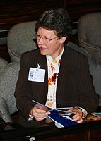 Jocelyn Bell Burnell led the physics department at the OU for 10 years.[71]
