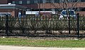 Iron fence from "The Maples" (C. L. Magee estate), built circa 1890, at Forbes Avenue and Halkett Street.