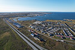 Aerial view of Innri-Njarðvík