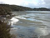 Mudflats near Oban on Stewart Island, New Zealand