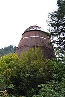 Wigwam burner near Swisshome, Oregon