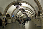 The central hall of Zoloti Vorota in 2009