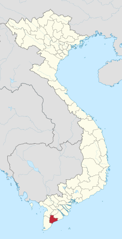 薄寮省在越南的位置