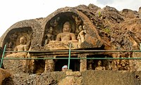 Rock cut Buddha statues, Bojjannakonda