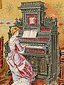 Estey Salon Organ (late 19th century) clipped from trade card