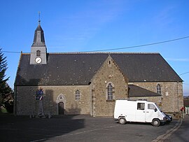 The church in Saint-Martin-l'Aiguillon