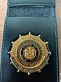 The badge of an Assistant District Attorney in Genesee County, NY.