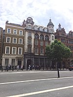 Facade of Grindlay & Co headquarters, 54 and 55 Parliament Street, London (2017)