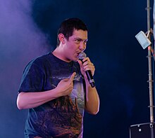 Hobo Johnson performing at Falls Festival in Byron Bay, 2018