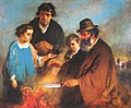 Image 40The asado (1888), by Ignacio Manzoni. Asado is considered a national dish, and is typical of Argentine families to gather on Sundays around one. (from Culture of Argentina)