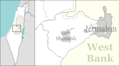 Location map Israel jerusalem