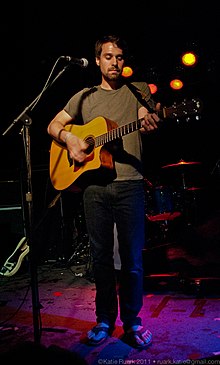 Jon Walker performing at the Beat Kitchen, Chicago in 2011.