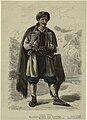 "Montenegrin from Cetinje" painting, Carl Werner, 1853.