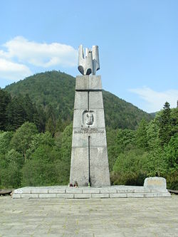 Monument to Karol Świerczewski in Jabłonki