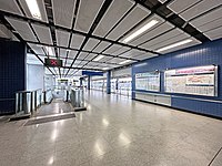 东铁线1号站台（E、G出口）非付费区（2023年3月）